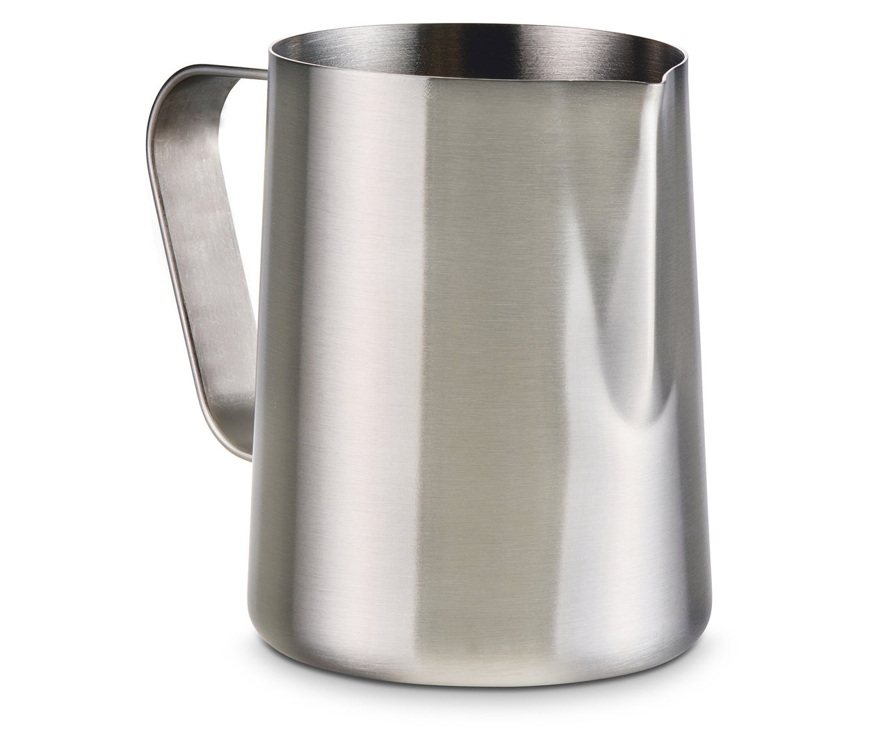 Milchkännchen aus Edelstahl mit einem Fassungsvermögen von 300 ml.