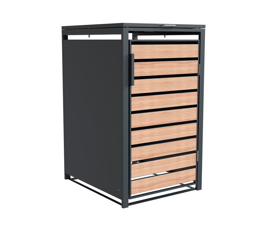 Eine Mülltonnenbox, 1er.