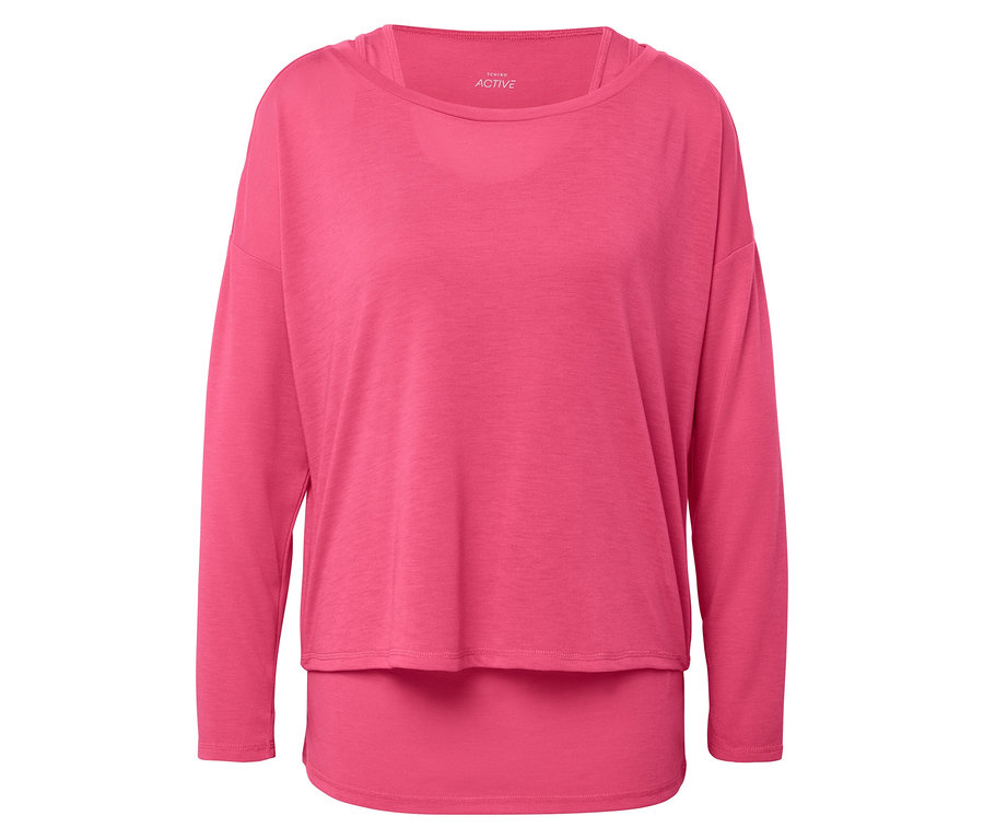 Rosa, langärmliges Shirt.