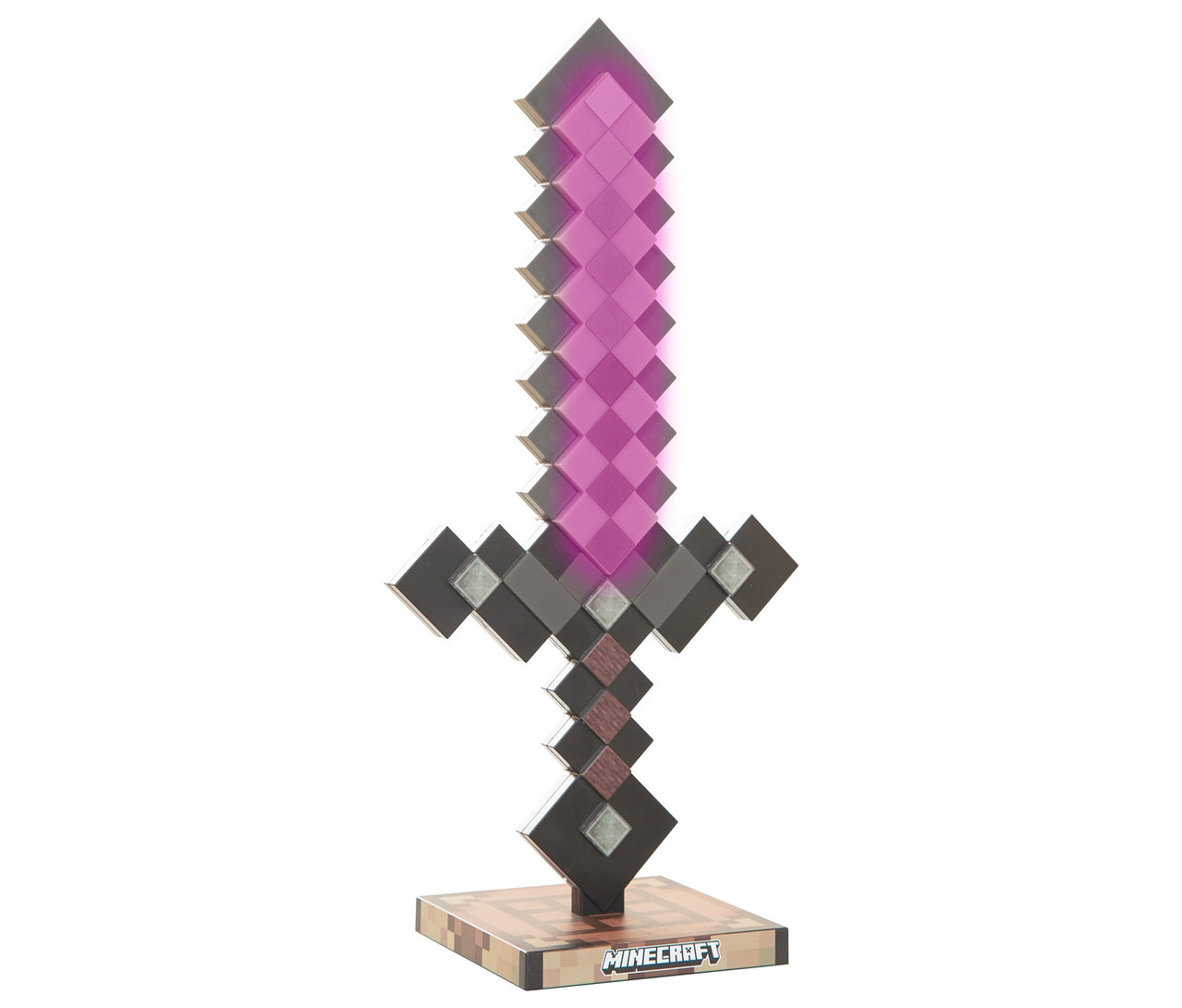 Netherite MINECRAFT LED-Licht in Schwertform.