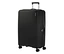 Großer American Tourister »Rejoy Spinner« Koffer in True Black mit geriffelter Oberfläche, ausziehbarem Griff und vier Doppelrollen.