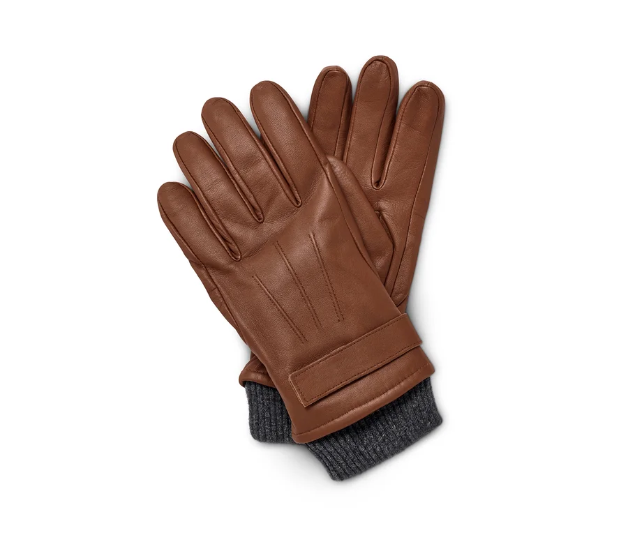 Zwei Leder-Handschuhe
