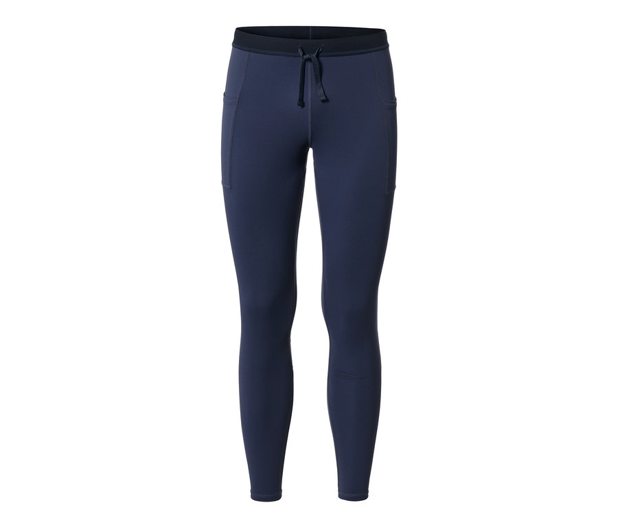 Blaue Performance-Lauftight.