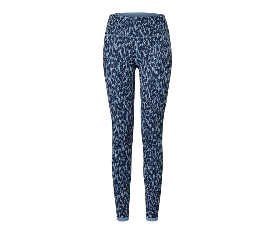 Blau/hellblaue Wende-Sporttight.