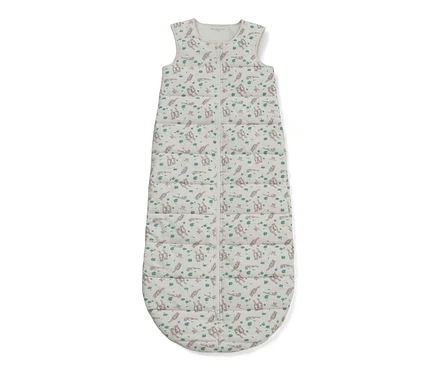 Totale eines Schlafsacks 2,5 TOG, 110 cm, mit Otter-Print.