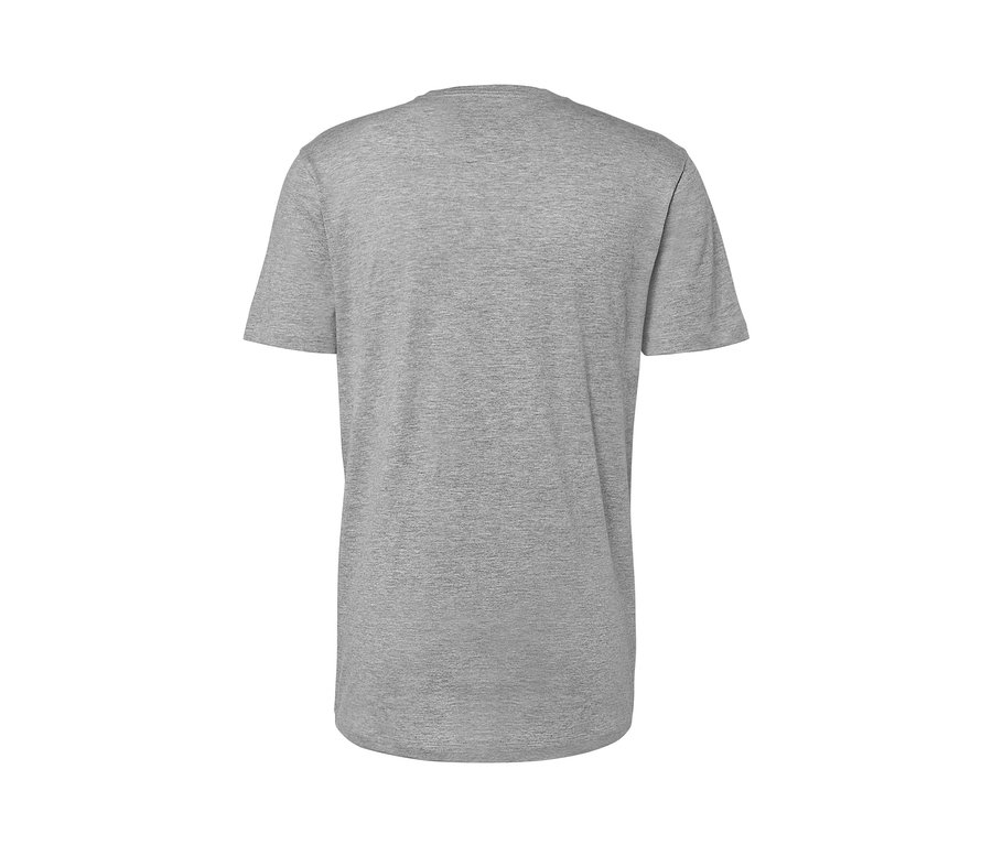 Graues T-Shirt mit kurzen Ärmeln und Rundhalsausschnitt, 3 Stück