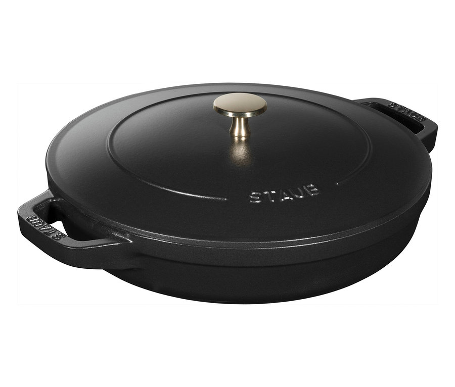 Schwarzer STAUB Kochtopf aus dem 3-teiligen »La Cocotte« Set mit Deckel