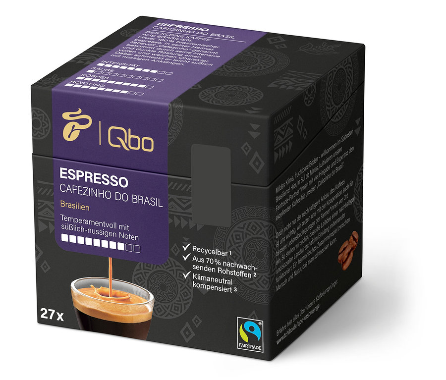 Qbo Espresso CAFEZINHO DO BRASIL - 27 Kapseln