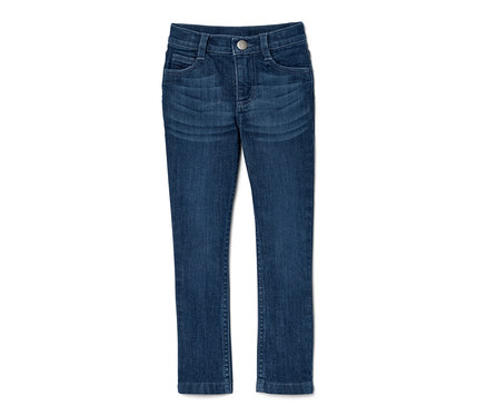 Eine blaue Kinder-Jeans, Modell „Lotta“.