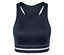 Blaues Sport-Bustier »Crop Top«.
