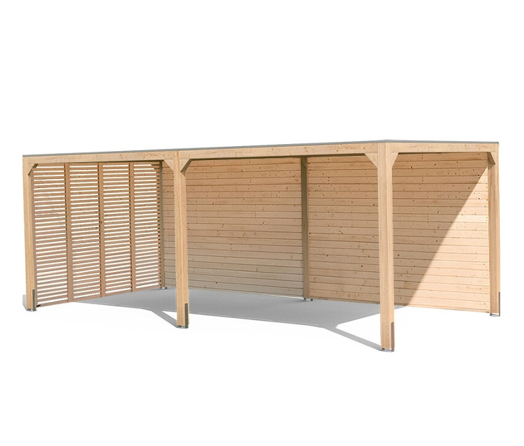 Karibu Pavillon »Markaska«, 627 x 320 cm, 28 mm.