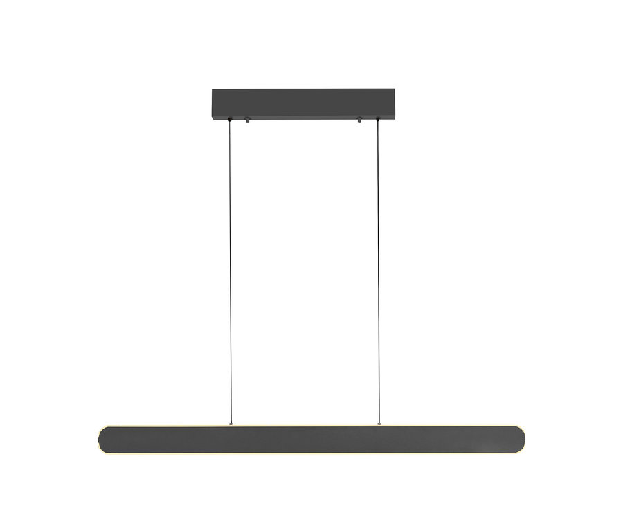Schwarze Paul Neuhaus LED-Pendelleuchte »Adriana Round«.