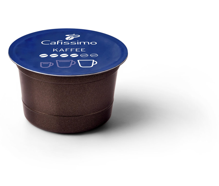 Eine Cafissimo Kaffee kräftig Kapsel.