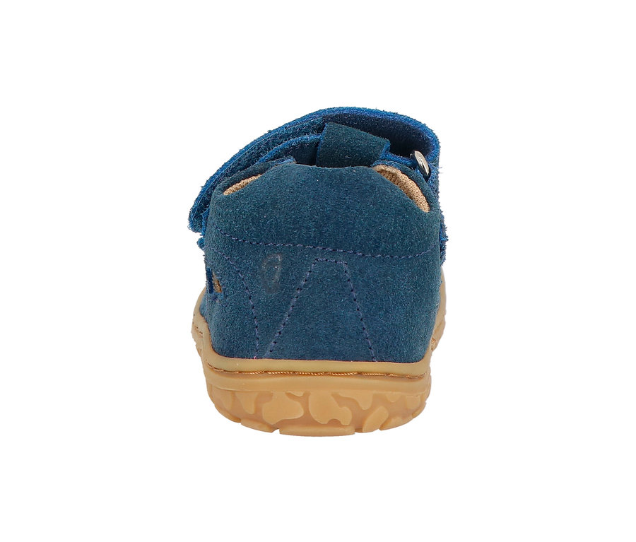 Blaue Lurchi Sandale »Barefoot« von hinten.