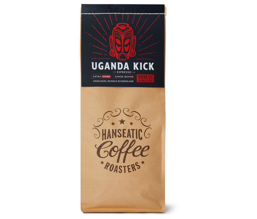 Hanseatic - Uganda Kick Espresso - 1 kg Ganze Bohne