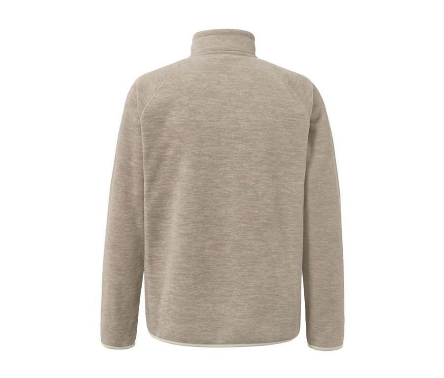 Rückansicht einer Fleecejacke.