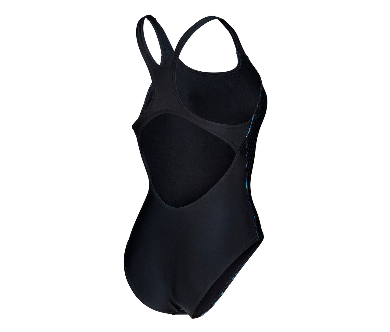 Detailansicht der Rückseite des arena Feel Damen Badeanzugs Hyacinth Swim Pro Back.