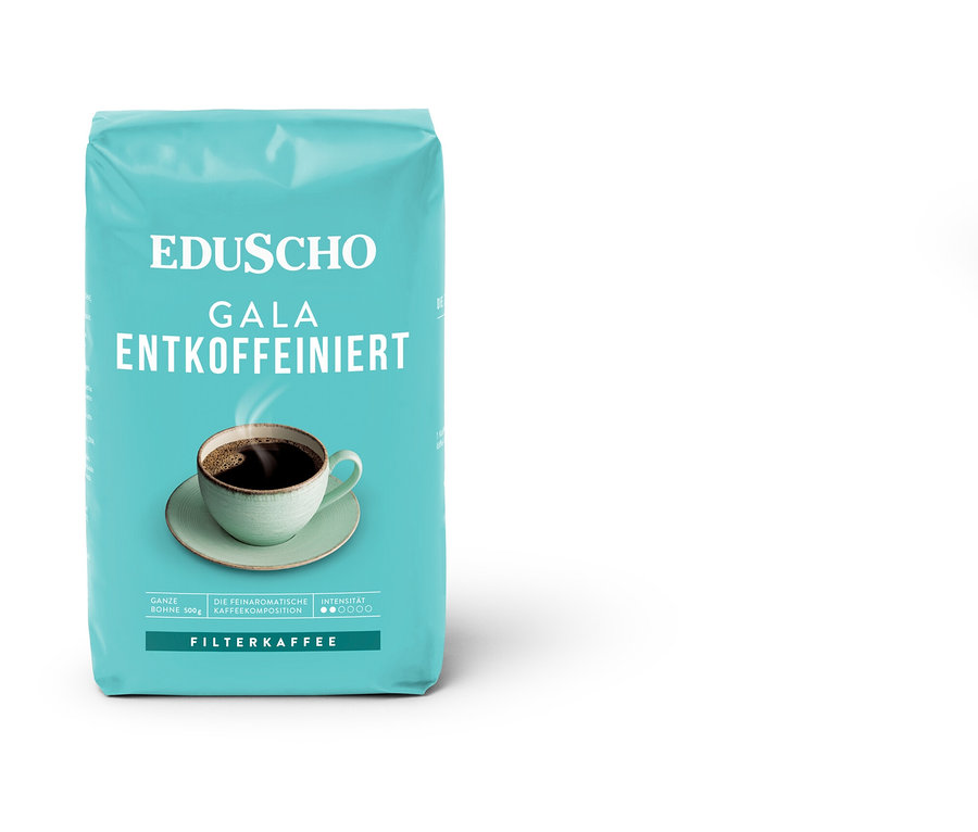 EDUSCHO Gala Entkoffeiniert - 500g Ganze Bohne