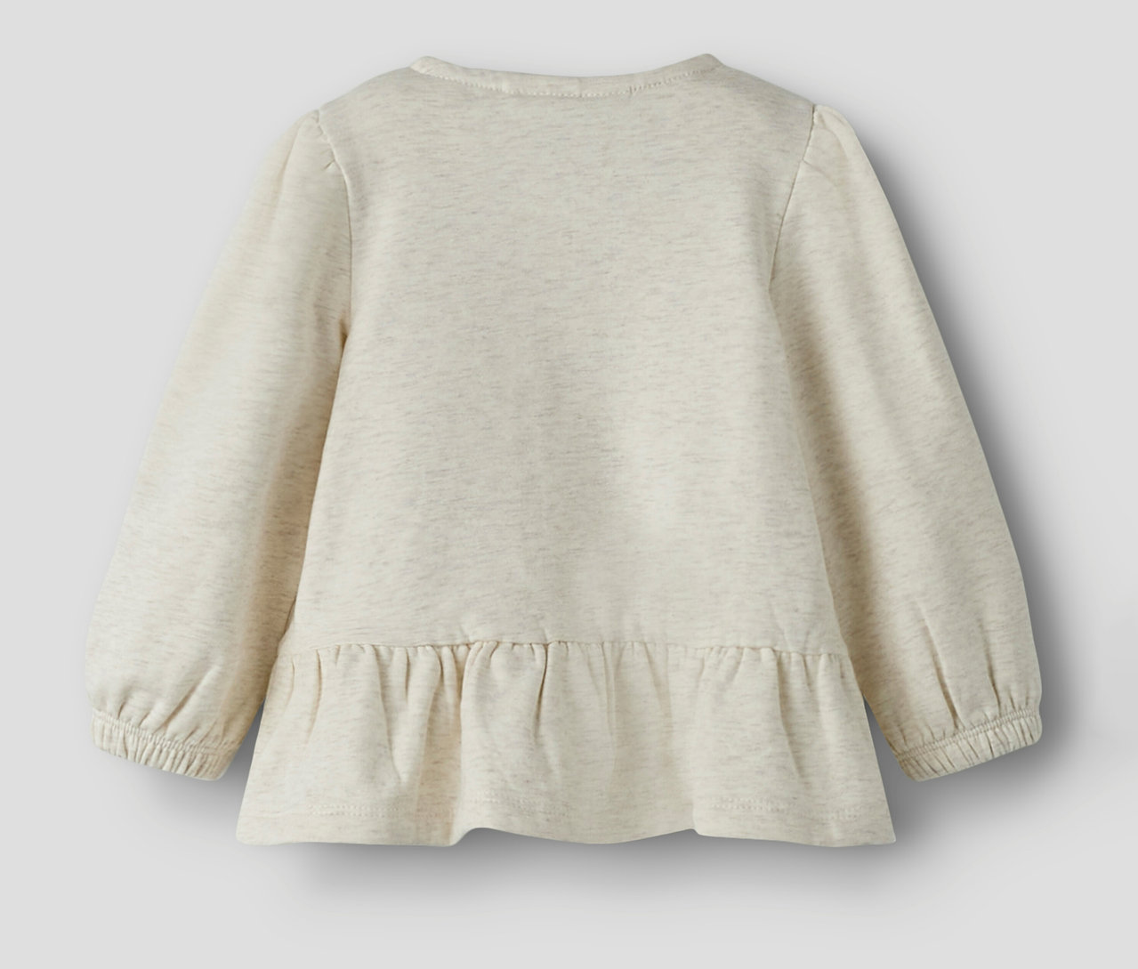 Baby-Sweatjacke von NAME IT, Rückansicht.