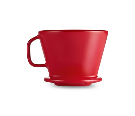 Roter Kaffee Handfilter Gr. 2.