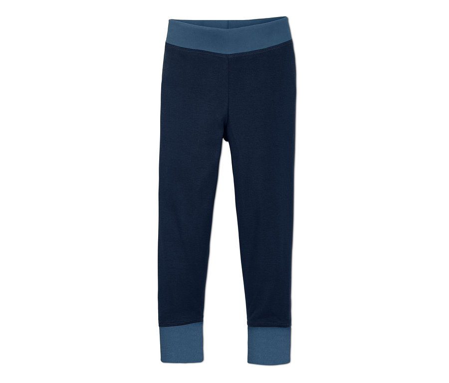 Eine lange, marineblaue Unterhose. 2 Stück.
