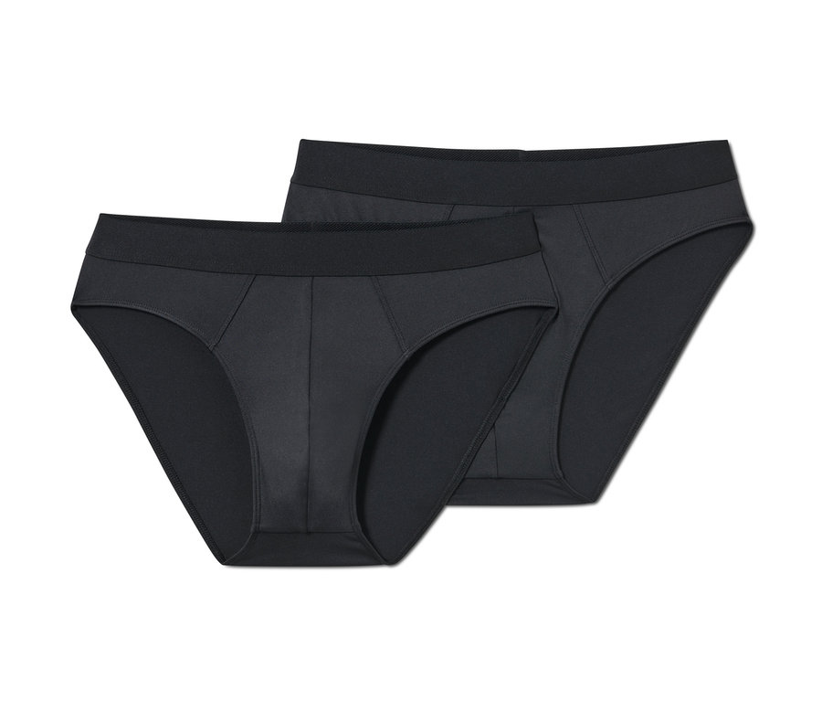 Zwei schwarze Slips.