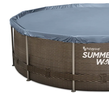 Summer Waves Active-Frame-Pool, Rattan, Ø ca. 457 cm bei Tchibo kaufen ...