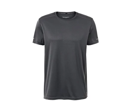 Graues Funktionsshirt.