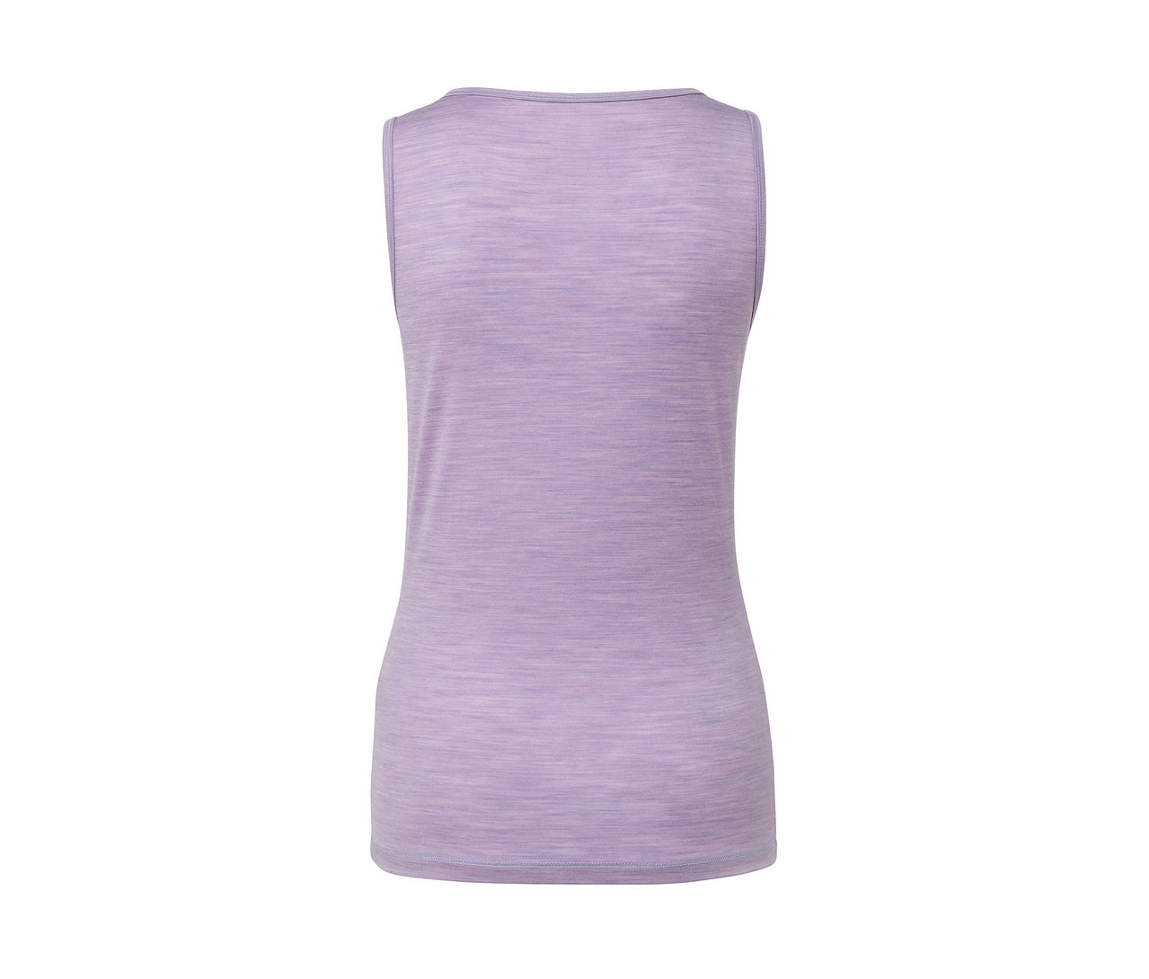 Detailansicht von hinten von 2 Tanktops mit Merinowolle.