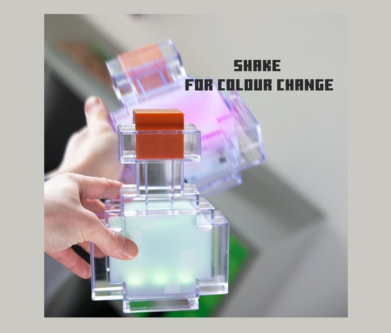 Hände schütteln MINECRAFT LED Dekoleuchte, Potion.