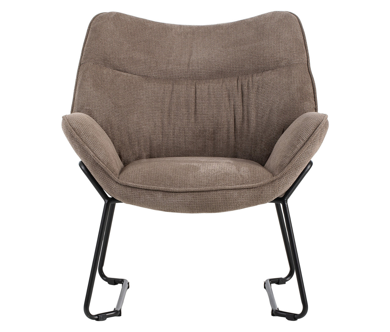 Der DeVries Sessel »Aliano« in Braun steht vor einem weißen Hintergrund.