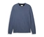 Tom Tailor Strickpullover in Vinted Indigo Blue Melange, flach liegend.