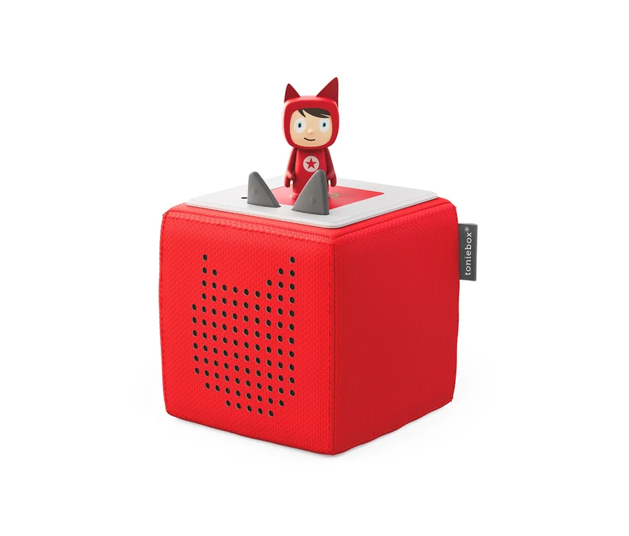 Rotes Toniebox-Starterset für Kinder, inkl. Kreativ-Tonie.