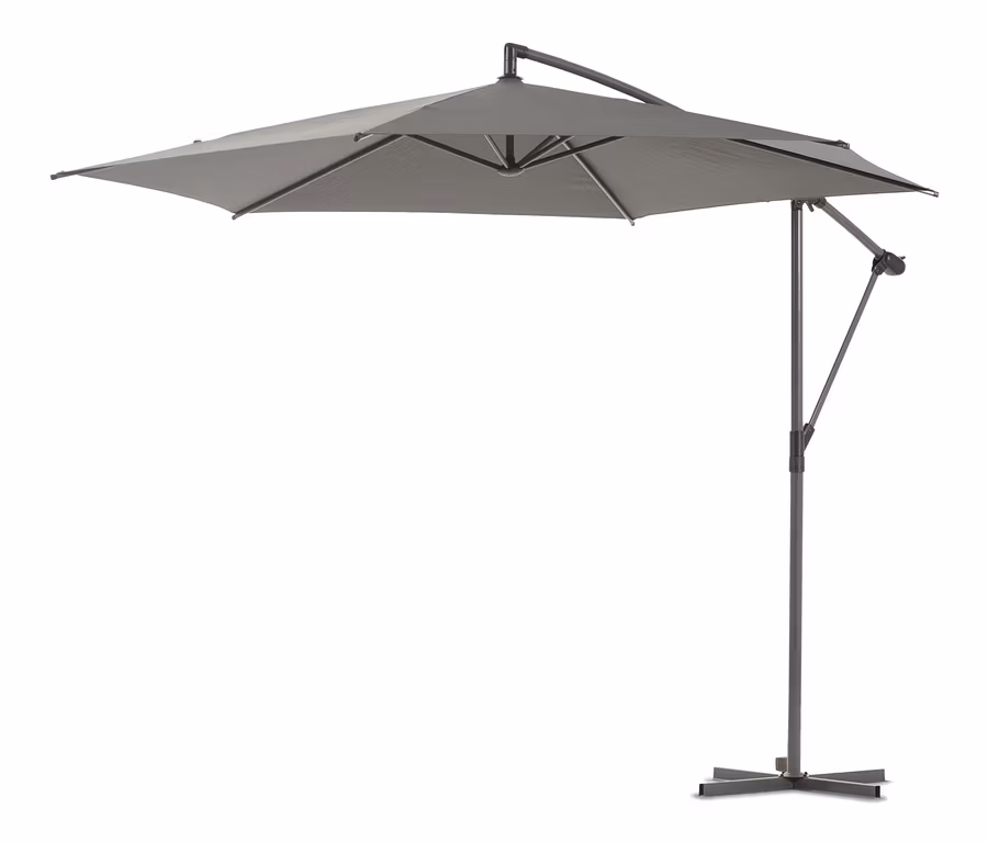 Leco Ampelschirm* Ø 300 cm, inkl. Schirmständer und Abdeckhaube, anthrazit.