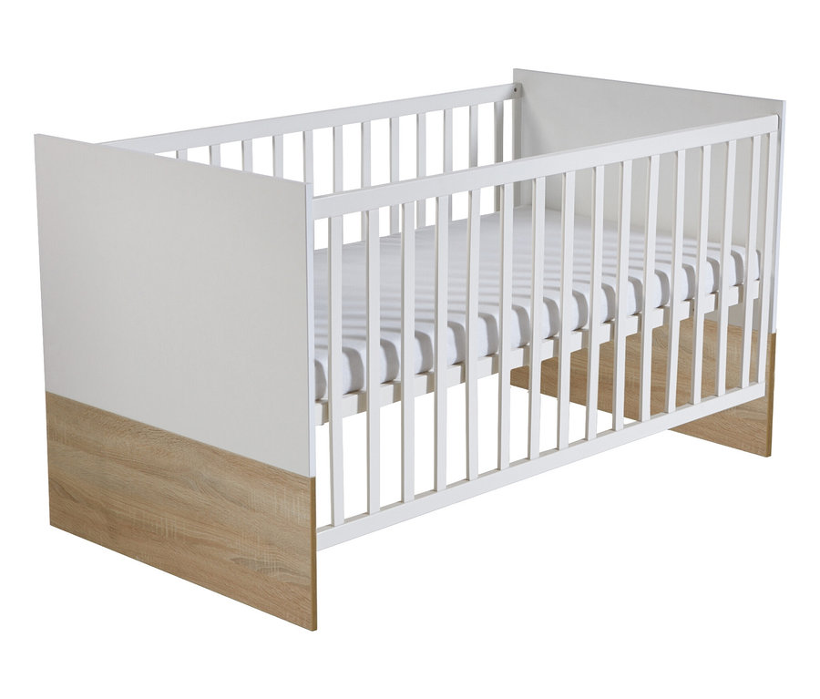 roba »Gabriella« Kinderzimmerset mit breiter Wickelkommode und Bett.