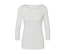 Weißes Langarmshirt.