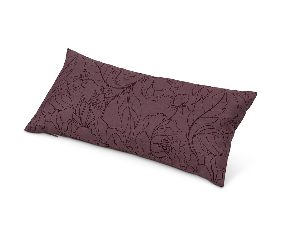 Zirbenkissen, ca. 40 x 20 cm, mit Blumenmuster.