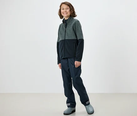 Kinder-Hybrid-Strickfleecejacke bei Tchibo kaufen | 205492