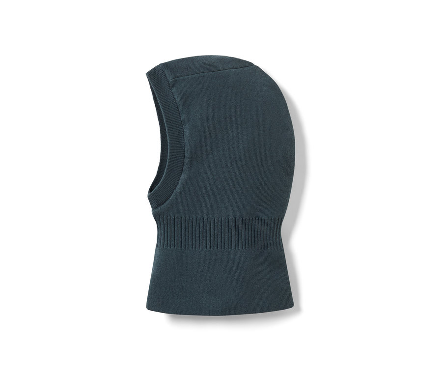 Blaue Kleinkind-Schlupfmütze.