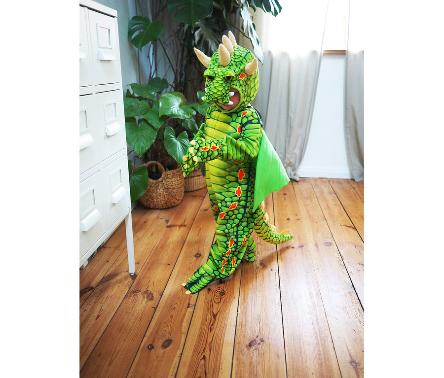 Kind im »Drache« Kostüm von small foot.