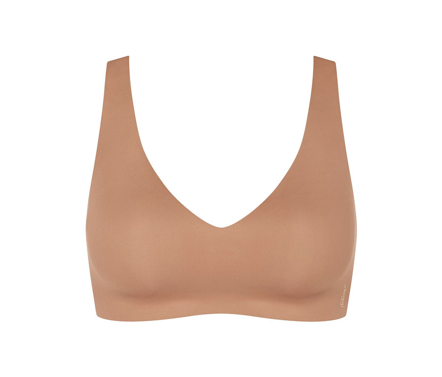 sloggi ZERO Feel 2.0 Soft Bra in Nostalgic Brown.