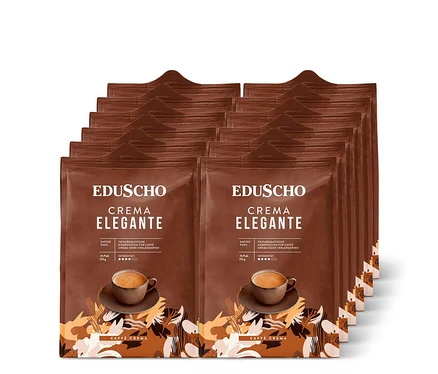 Mehrere Packungen Eduscho Crema Elegante Kaffeepads.