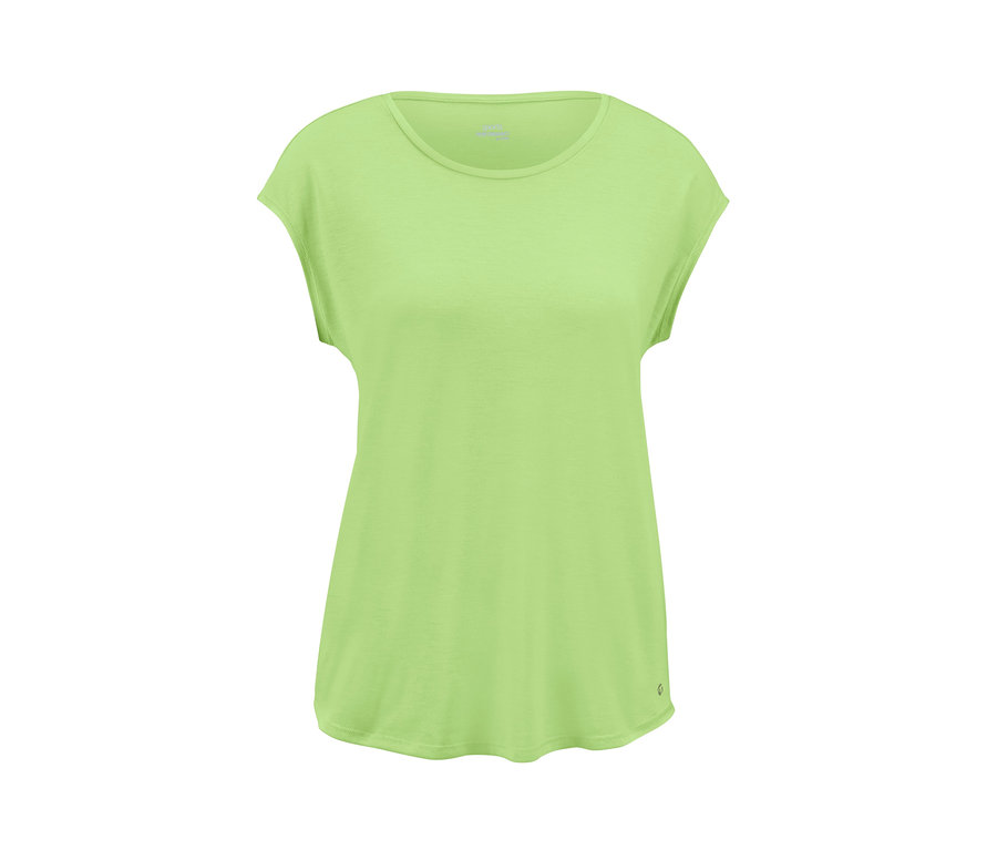 Grünes Sportshirt.