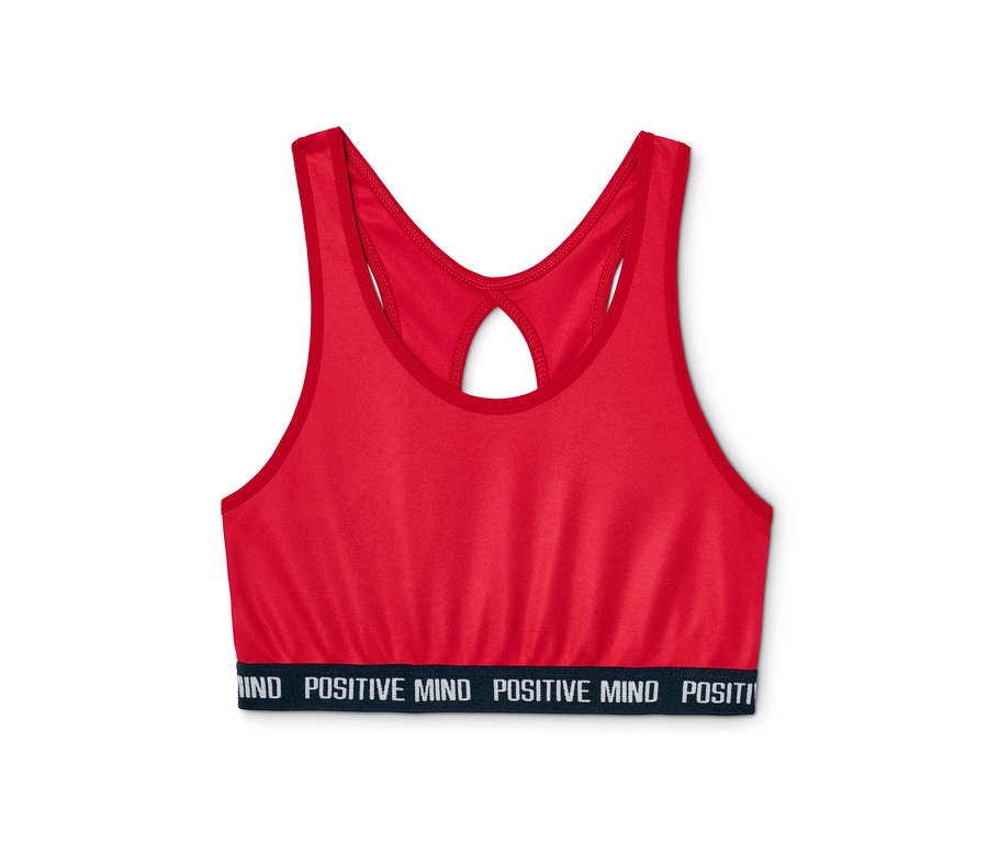 Roter Sportbustier aus einem 2er Set.