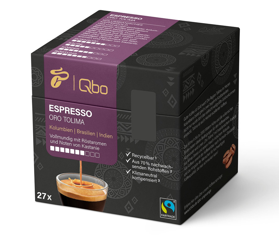 Qbo Espresso ORO TOLIMA - 27 Kapseln