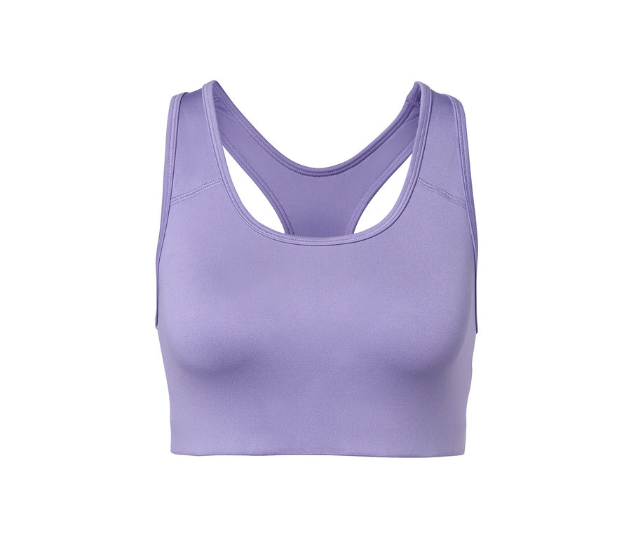 Lila Sport-Bustier, aus 2er-Set.