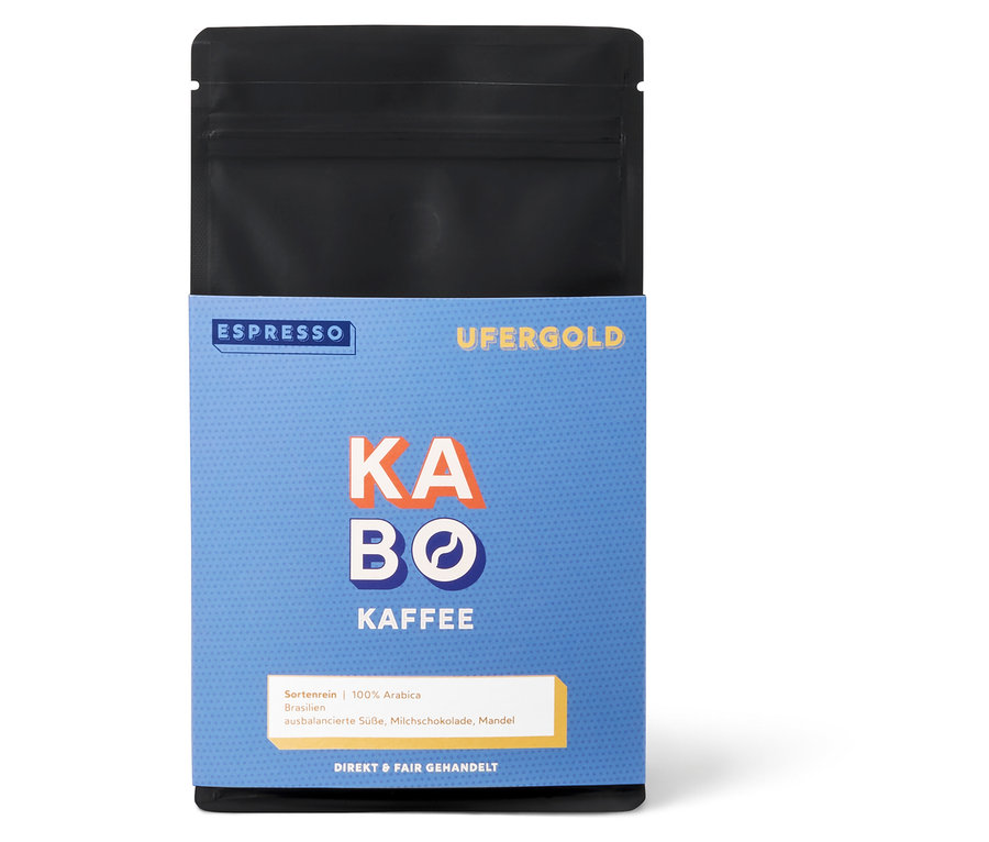 KABO - Ufergold Espresso - 250g Ganze Bohne