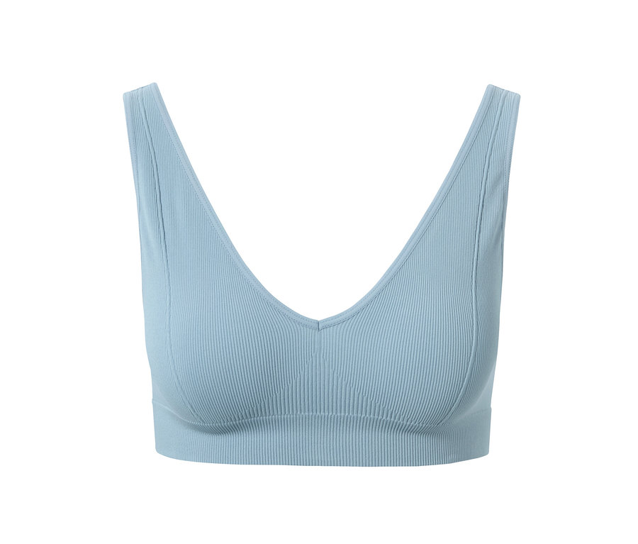 Hellblauer Seamless-BH.