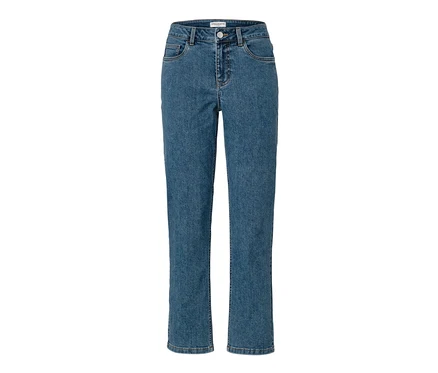 Blaue Straight Jeans – Fit »Juna«.