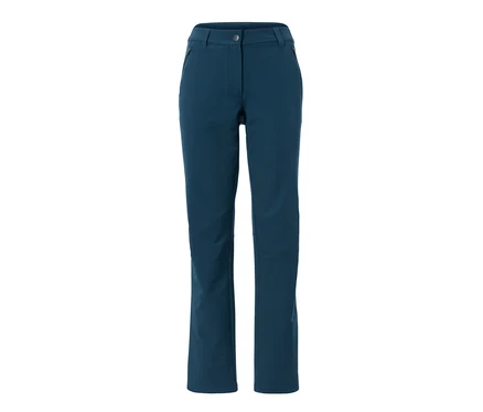 Eine blaue Softshellhose.